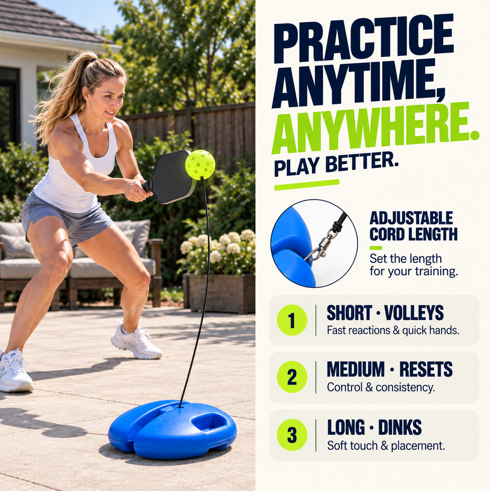 SoloStrike™ Pickleball Rebound Trainer