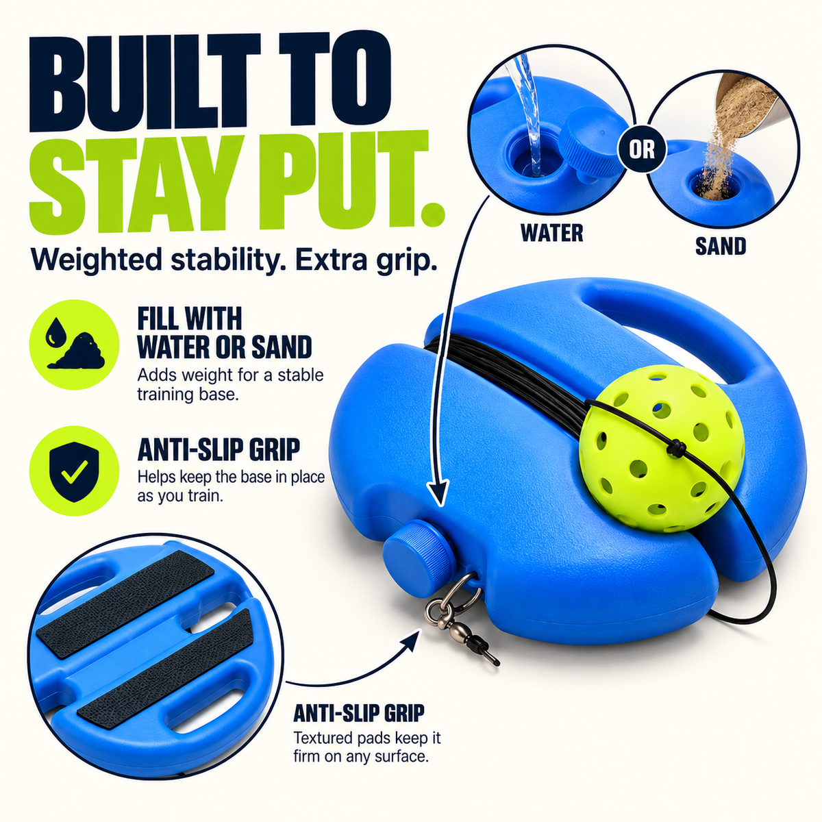SoloStrike™ Pickleball Rebound Trainer