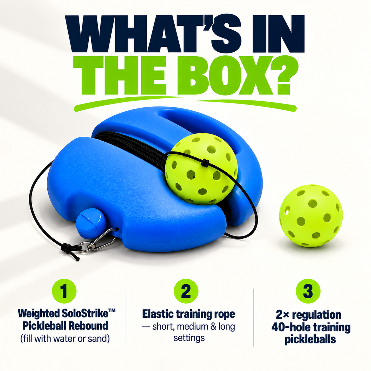 SoloStrike™ Pickleball Rebound Trainer